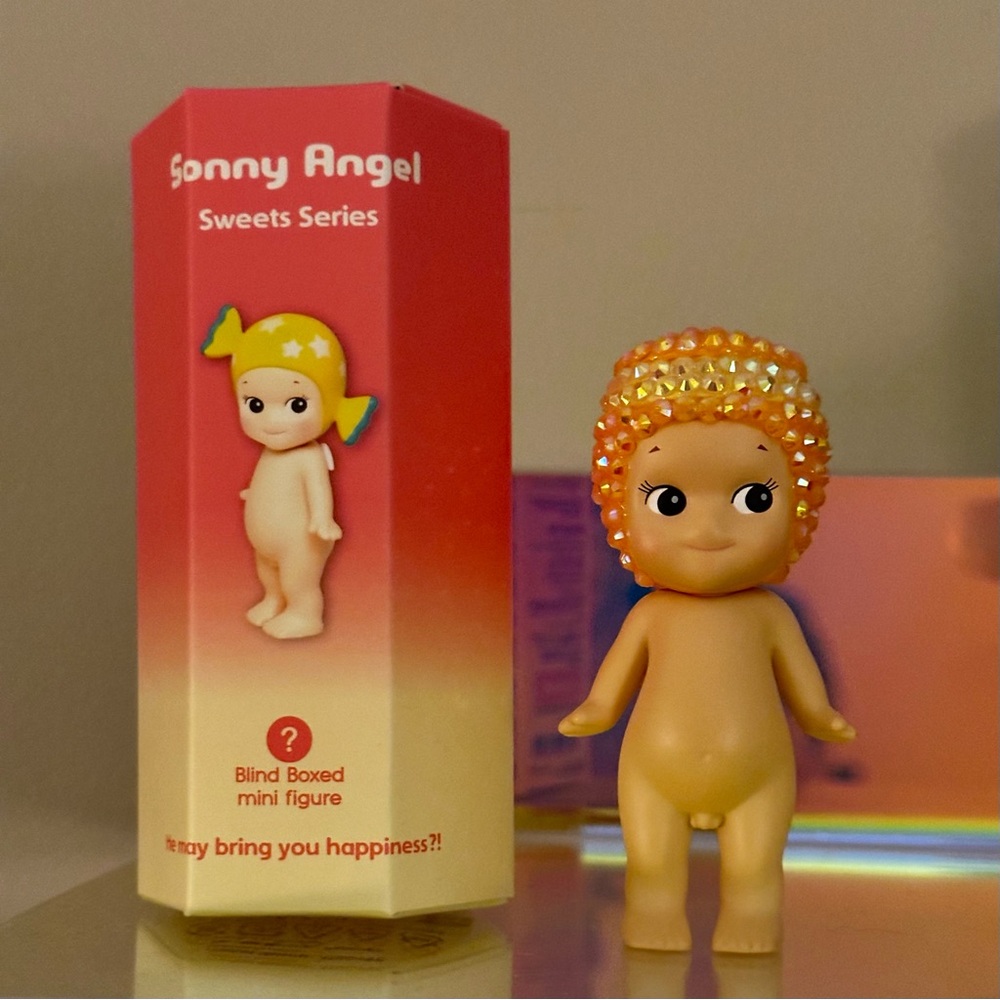 Bedazzled cream puff Sonny Angel from the sweets series